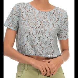 Zara lace top (L)